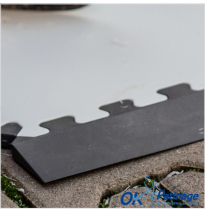 Steel bordure lisse pour plaque