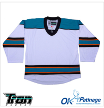 Tron maillot DJ300  San josé blanc